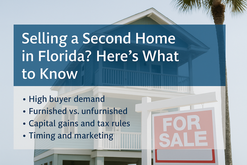 Selling a second home in florida? Here’s what to know