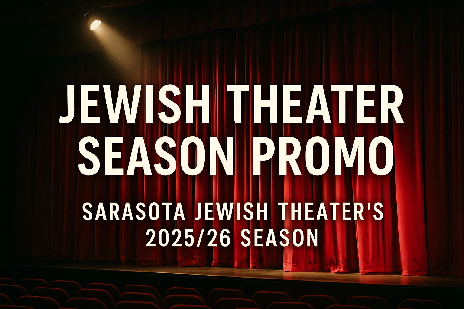 Jewish theater season promo