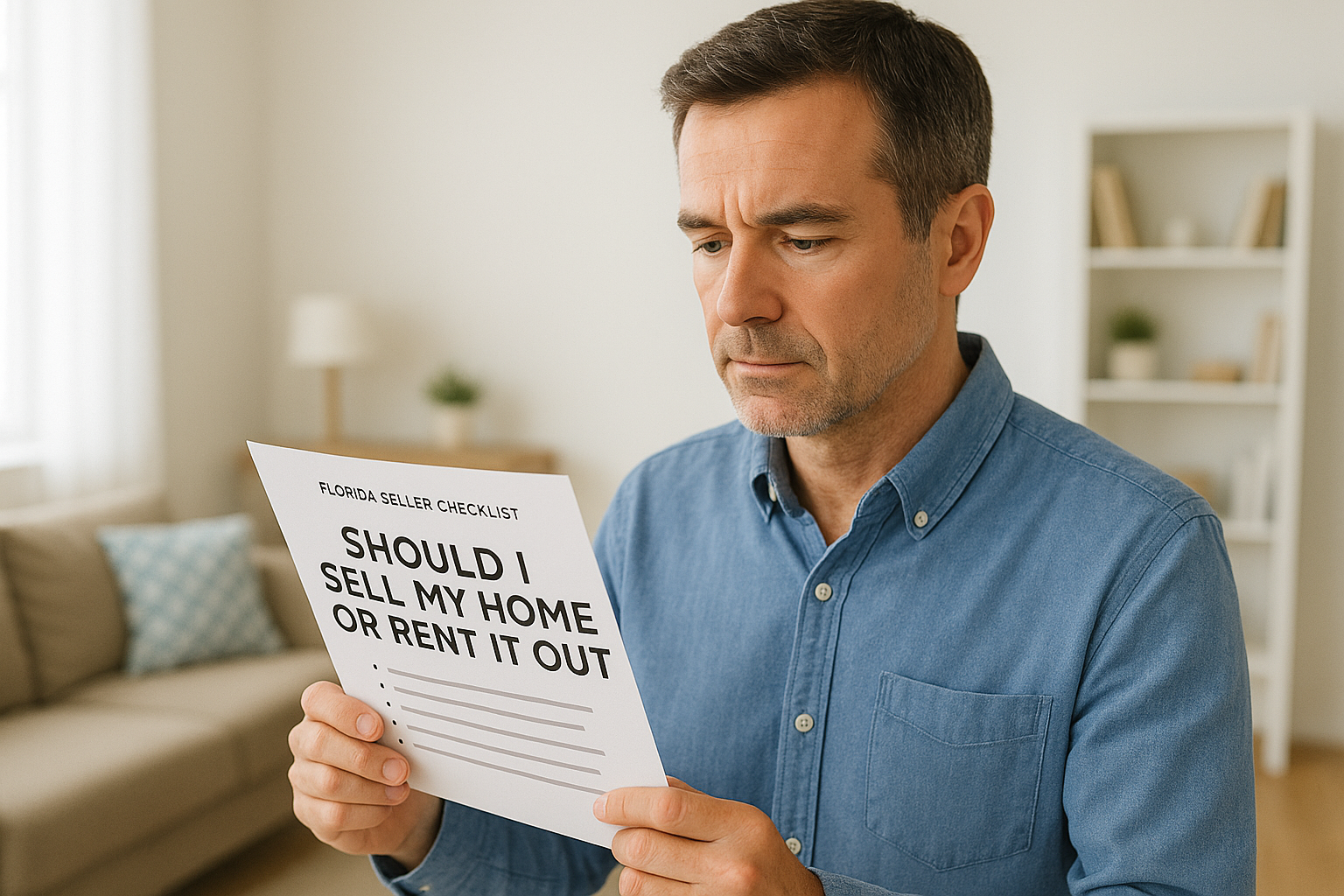 Sell or rent your florida home? Here’s how to decide