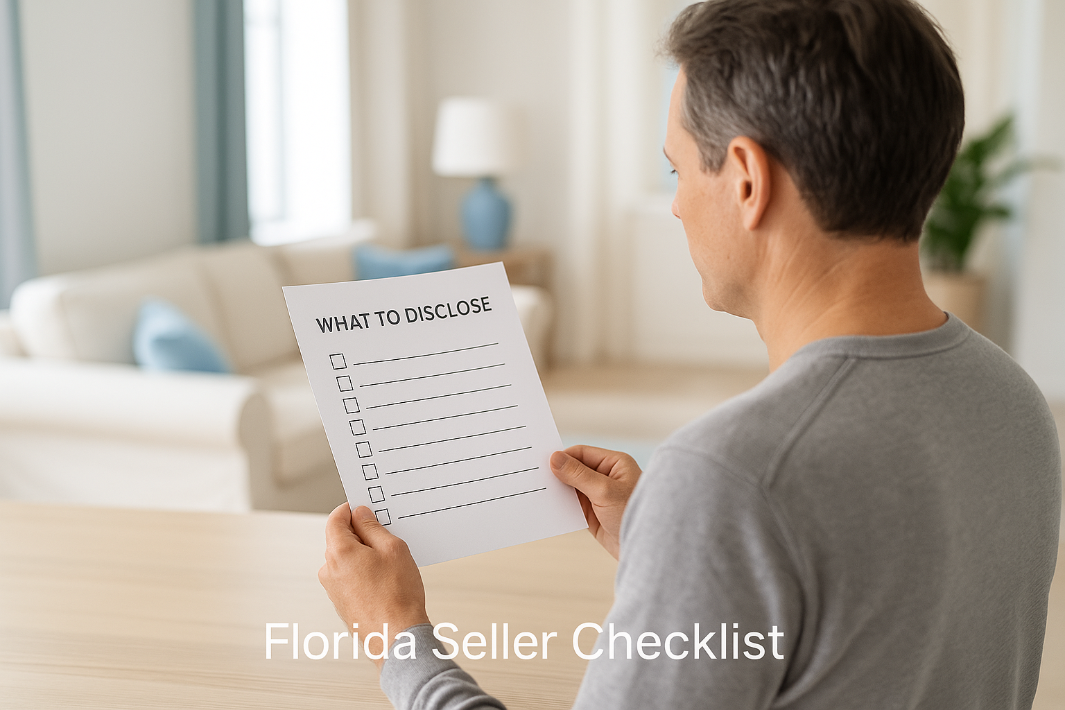 Seller disclosure laws in florida real estate