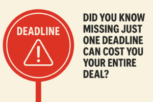 📅 why one missed deadline could cost you the entire deal