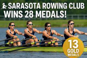 Sarasota county rowing club brings home 13 golds at usrowing masters nationals