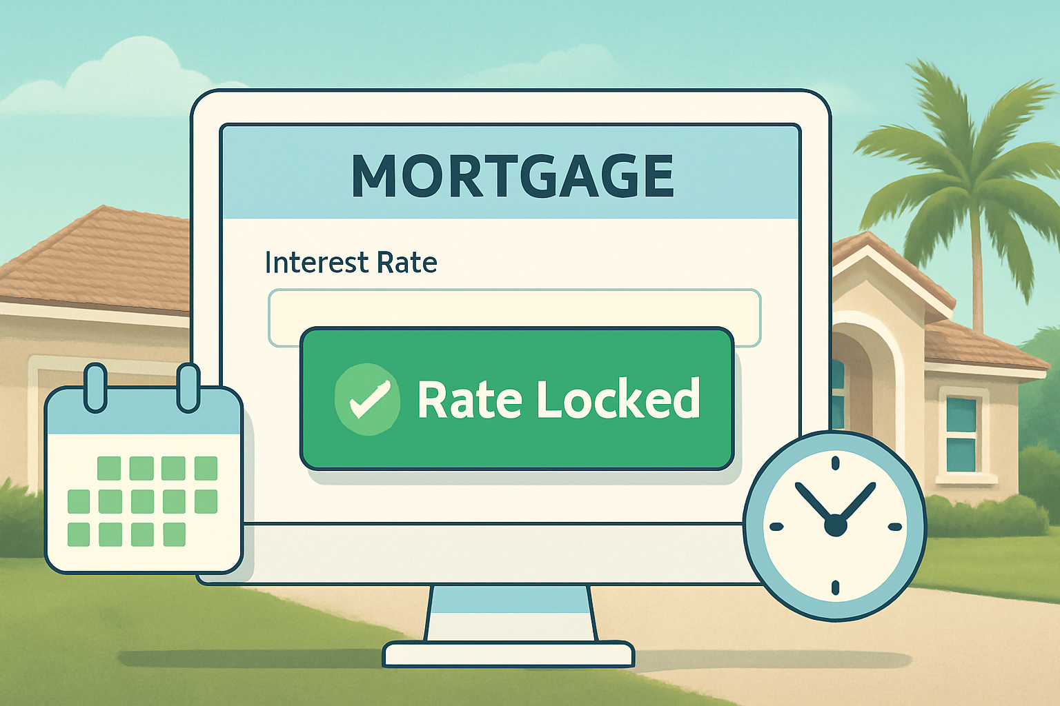 Florida buyer tip: how to lock your mortgage rate at the right time