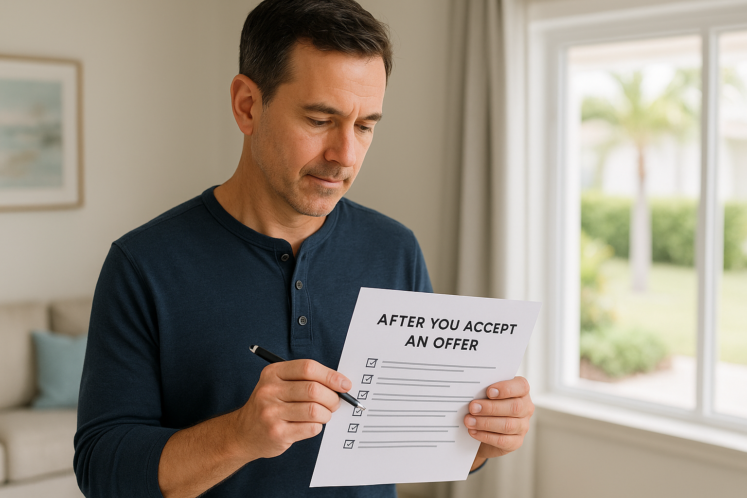 What happens after you accept an offer on your florida home?