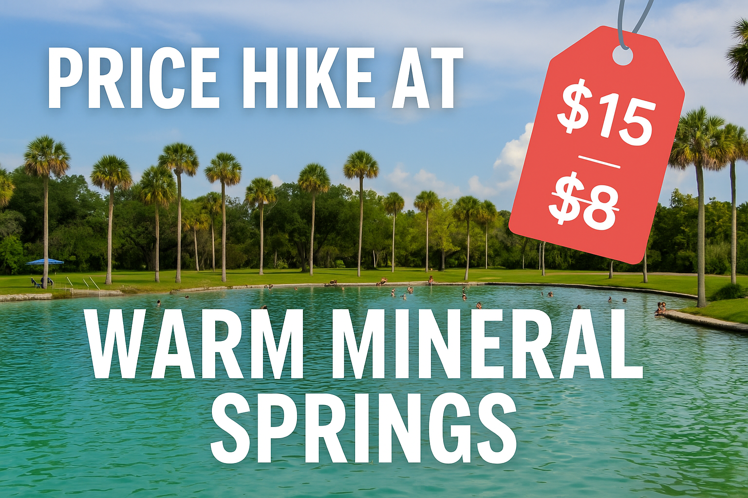Warm mineral springs fees are rising — here’s what it means for north port