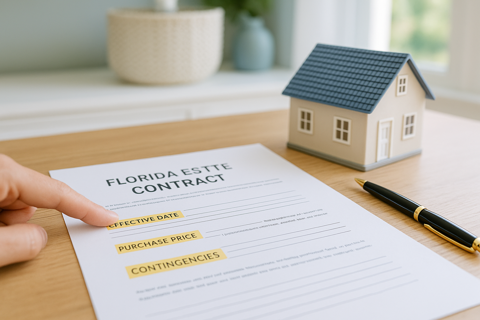 What are contingencies in a florida real estate offer?