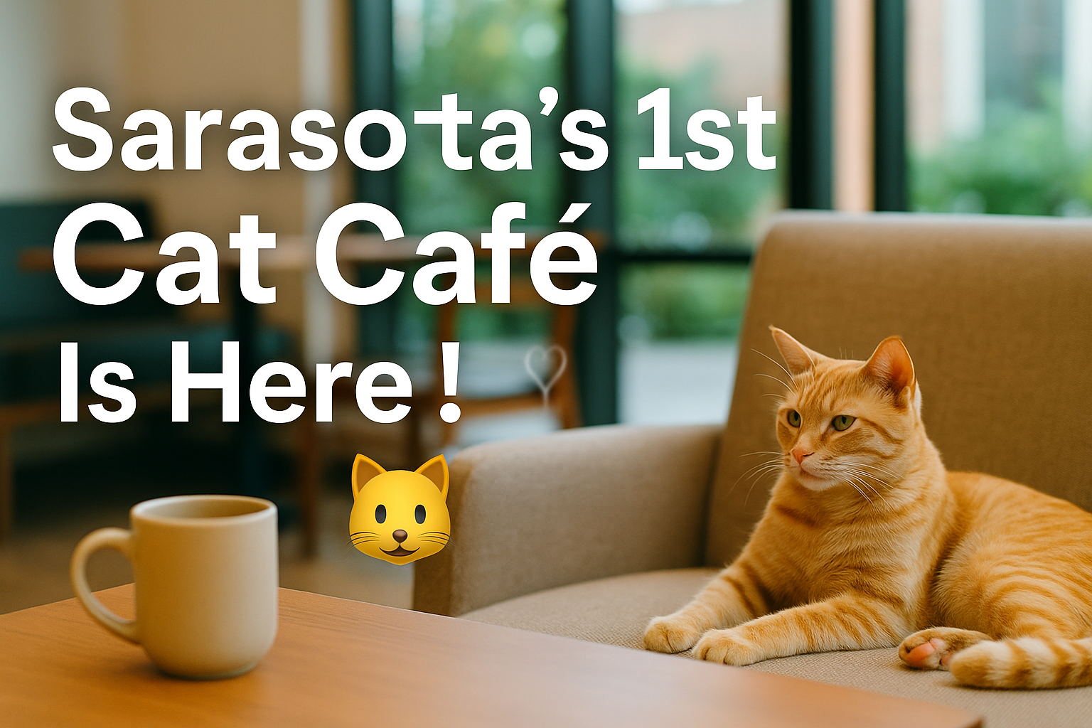 🐾 sarasota’s first cat café opens in rosemary – and it’s adorable
