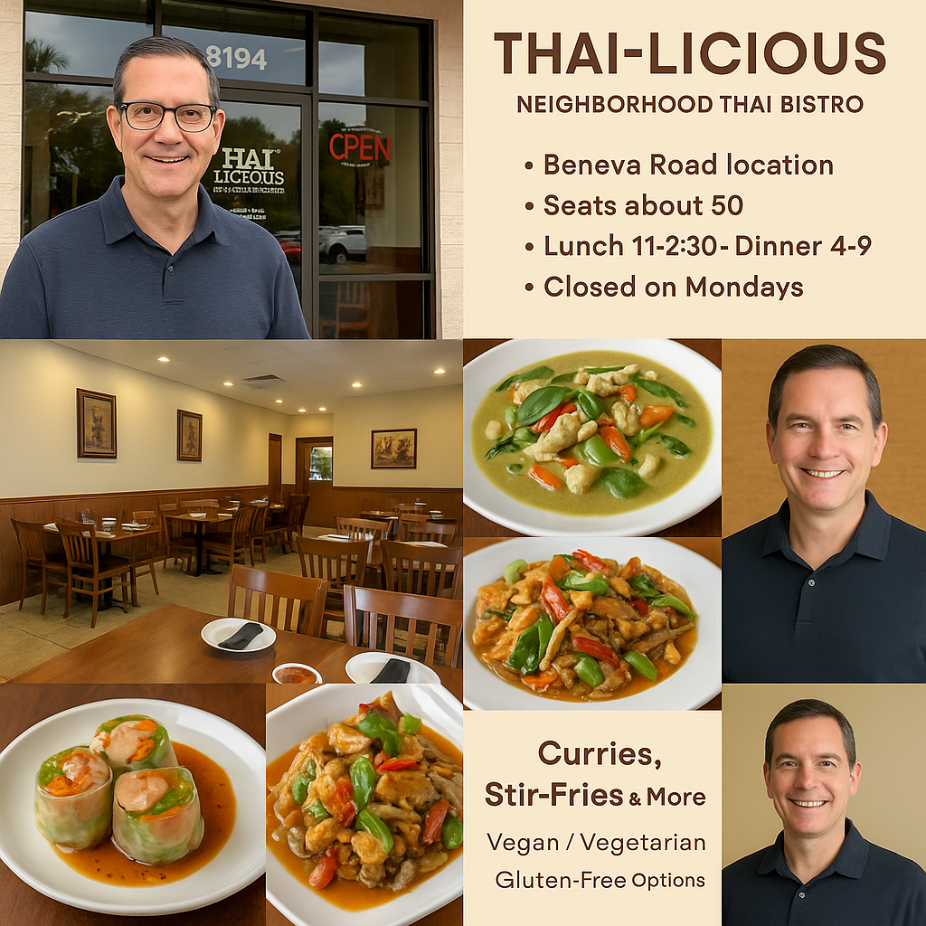 🍜 sarasota’s flavor just got better—say hello to thai-licious on beneva road
