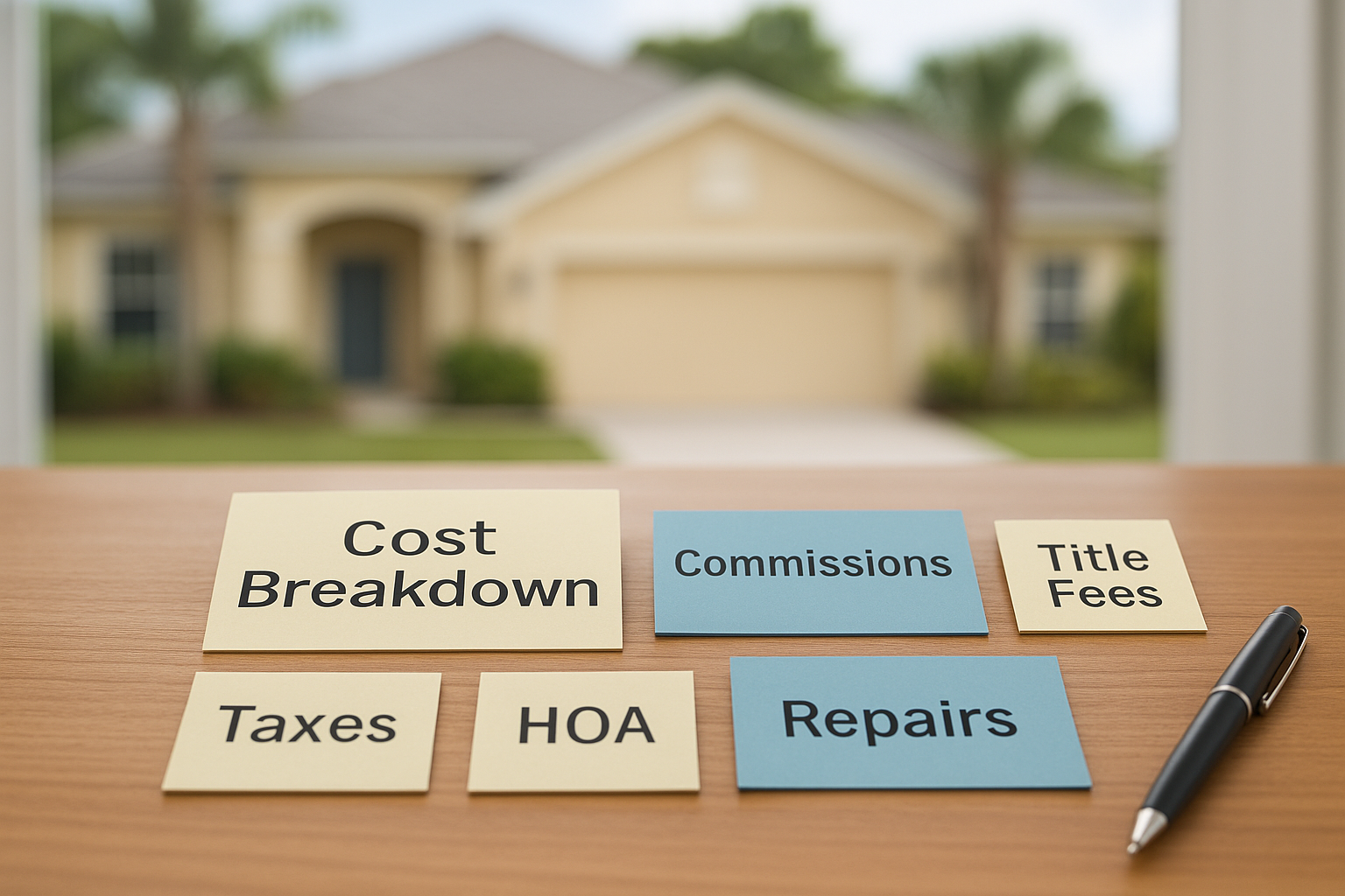 Breakdown of costs every florida real estate seller should know