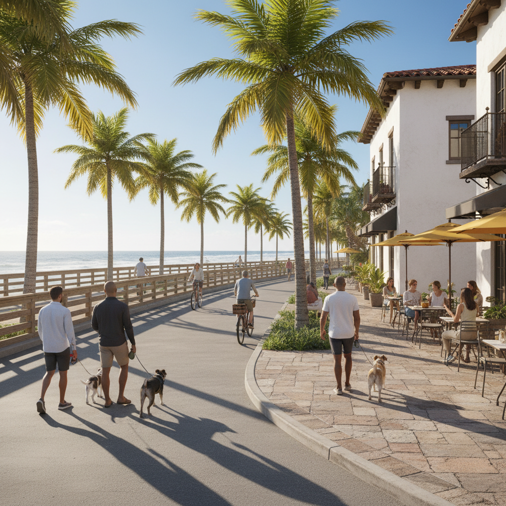 Siesta key beachfront seawalls and flood zones