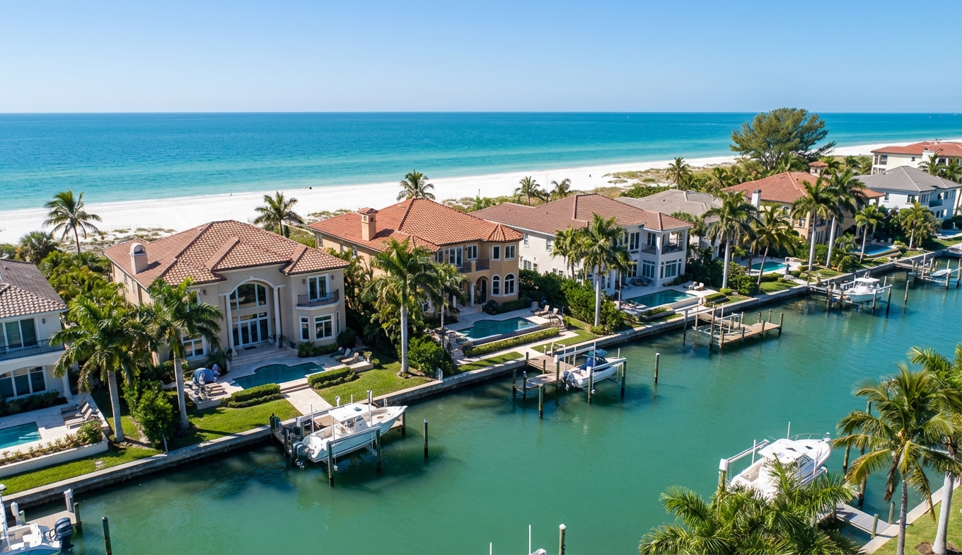 Owning beachfront villa on longboat key costs