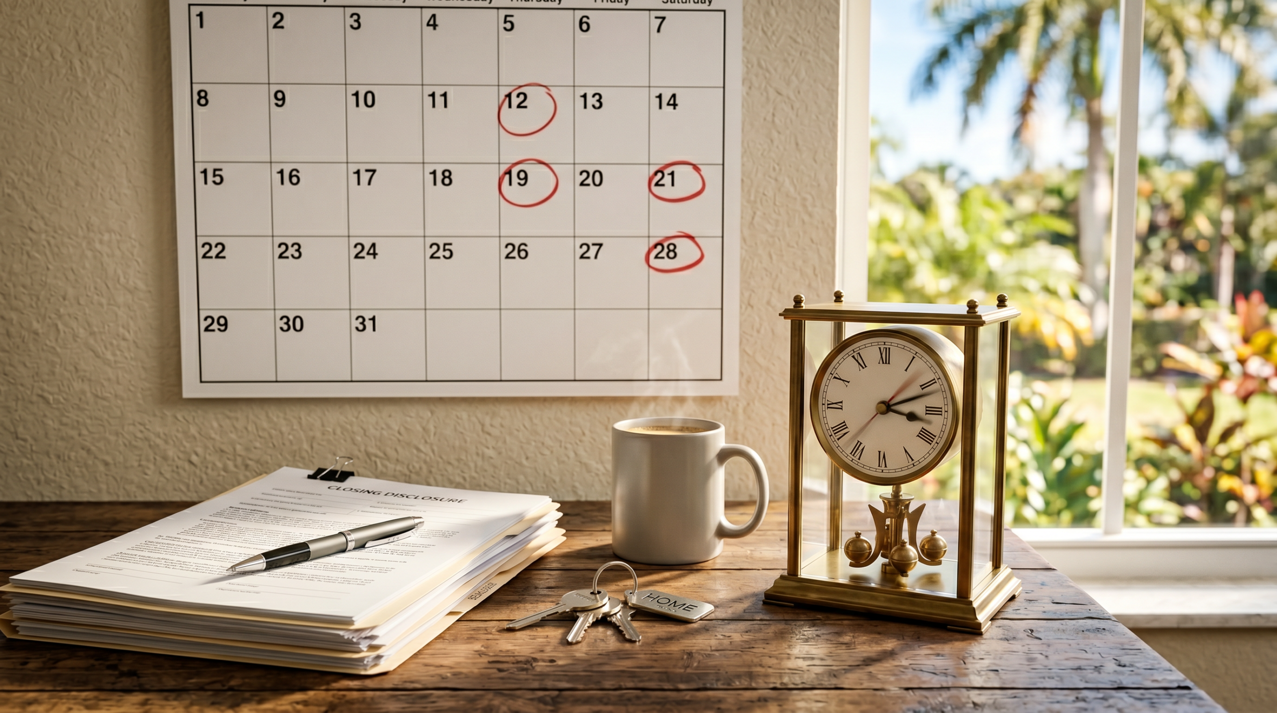 How long does it take to close in bradenton?