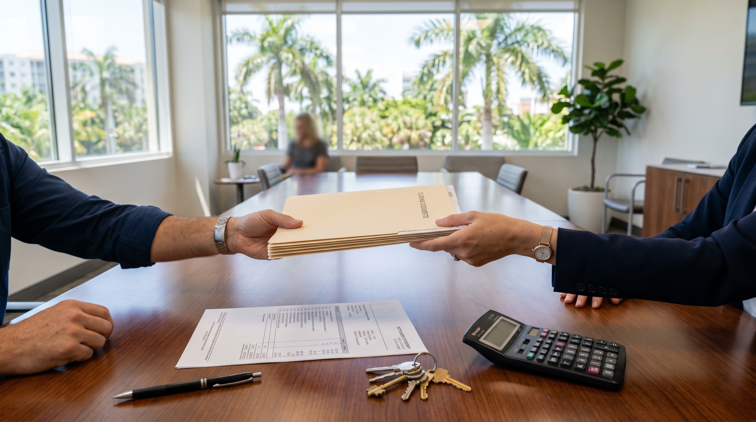 How much are title company fees in palmetto?