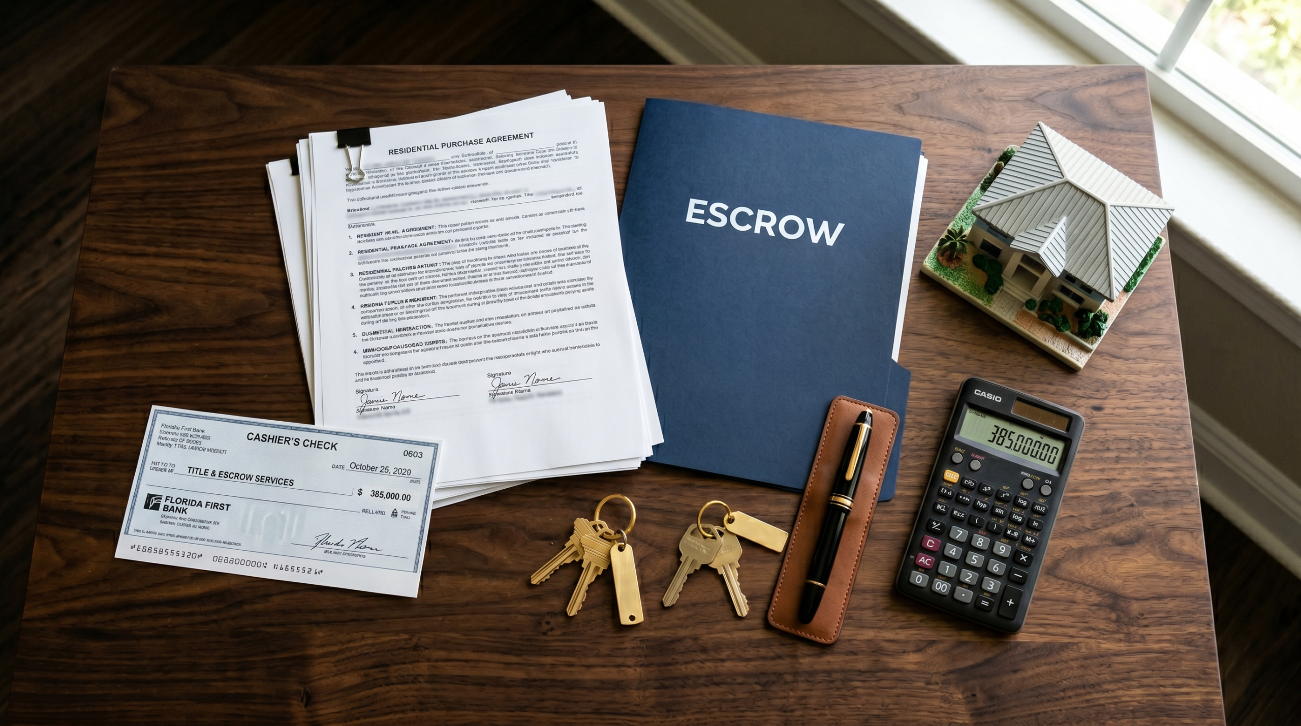 What does escrow mean for buyers in sarasota county?