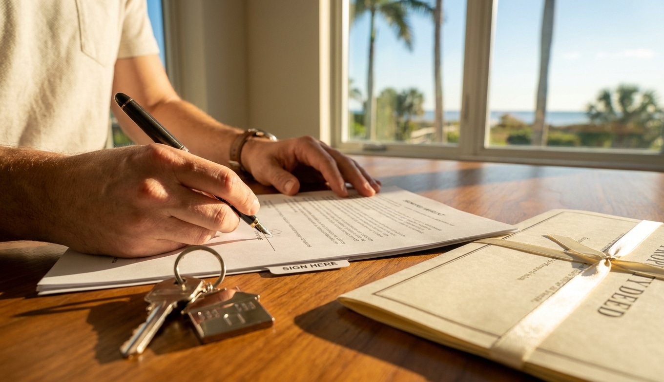 Who pays title insurance in bird key sales?