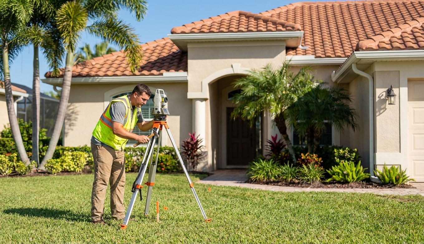 Who pays for survey in bradenton beach?