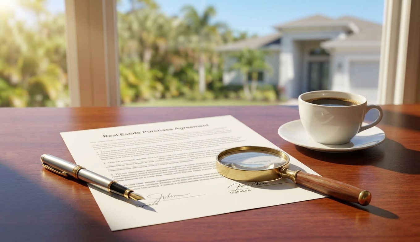 What are common contract contingencies in manatee county?