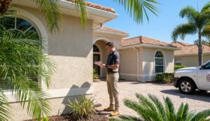 Who pays pest inspection fees in holmes beach?