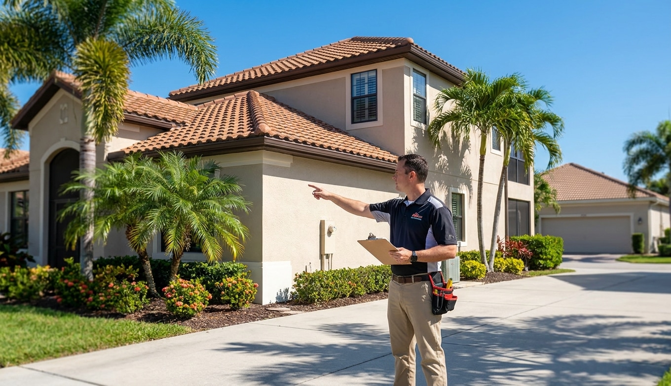 Can a florida home inspector diagnose a repair issue?