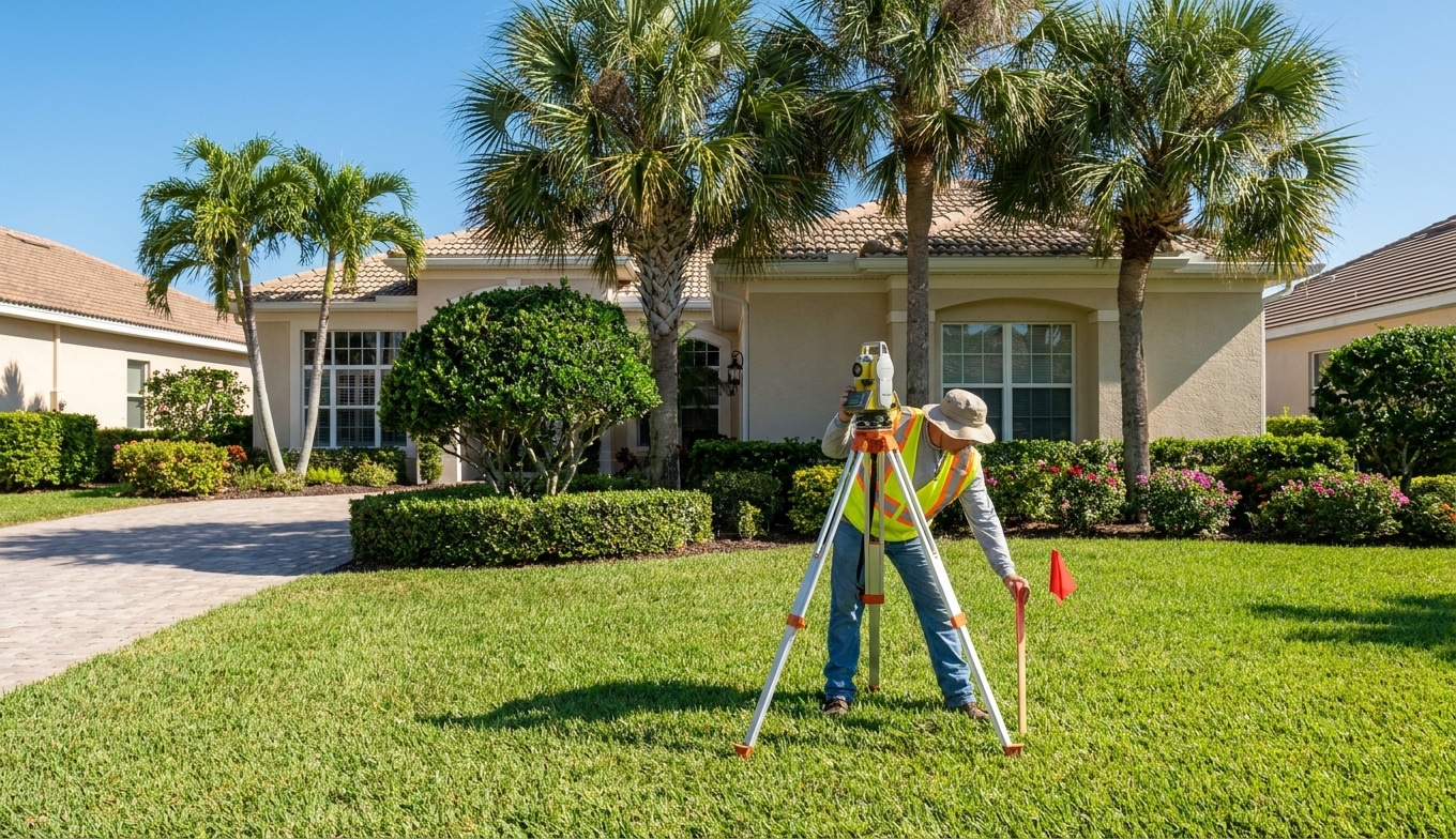 What are standard survey fees in bradenton beach?