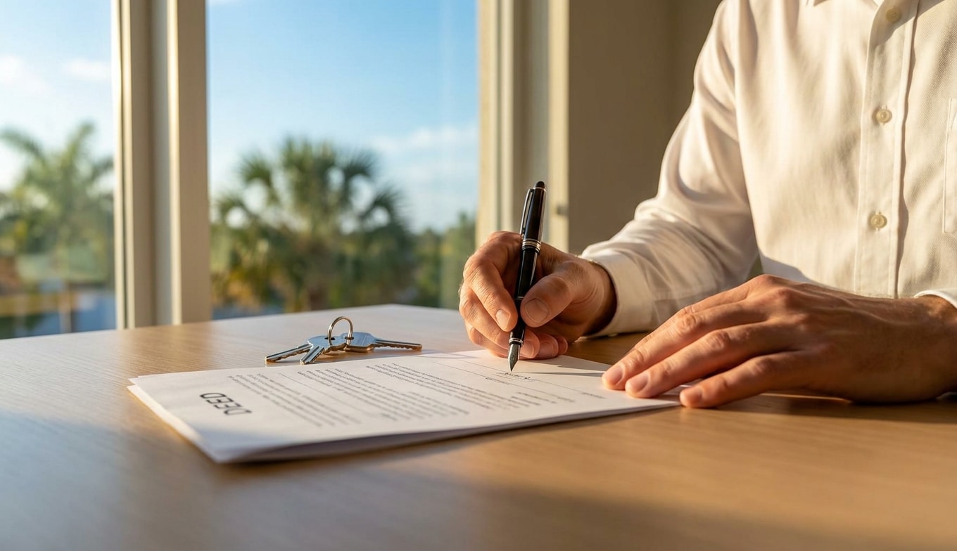Who pays transfer taxes at closing in venice real estate deals?