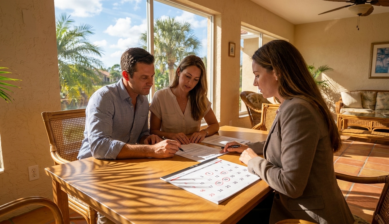 Do weekends affect earnest money deadlines in florida?