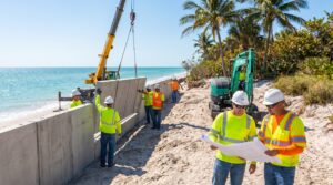 What is the cost to build a seawall in florida?