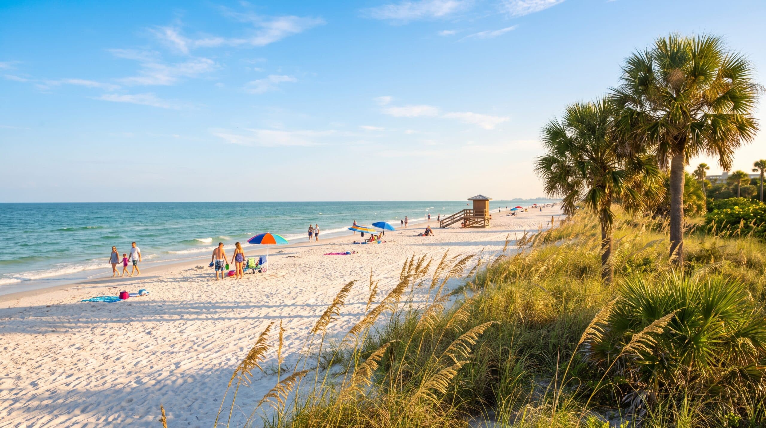 Which beach is closest to sarasota?
