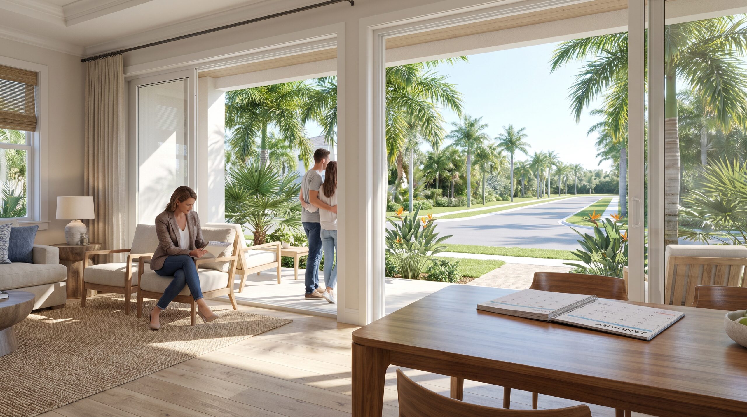 What is the hardest month to sell a house in florida?