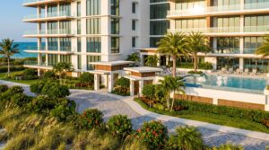 Longboat key condominium buildings near the gulf coast, illustrating ownership-cost considerations for condo buyers.