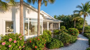 Sarasota florida home exterior illustrating remote video showing for an out-of-state buyer