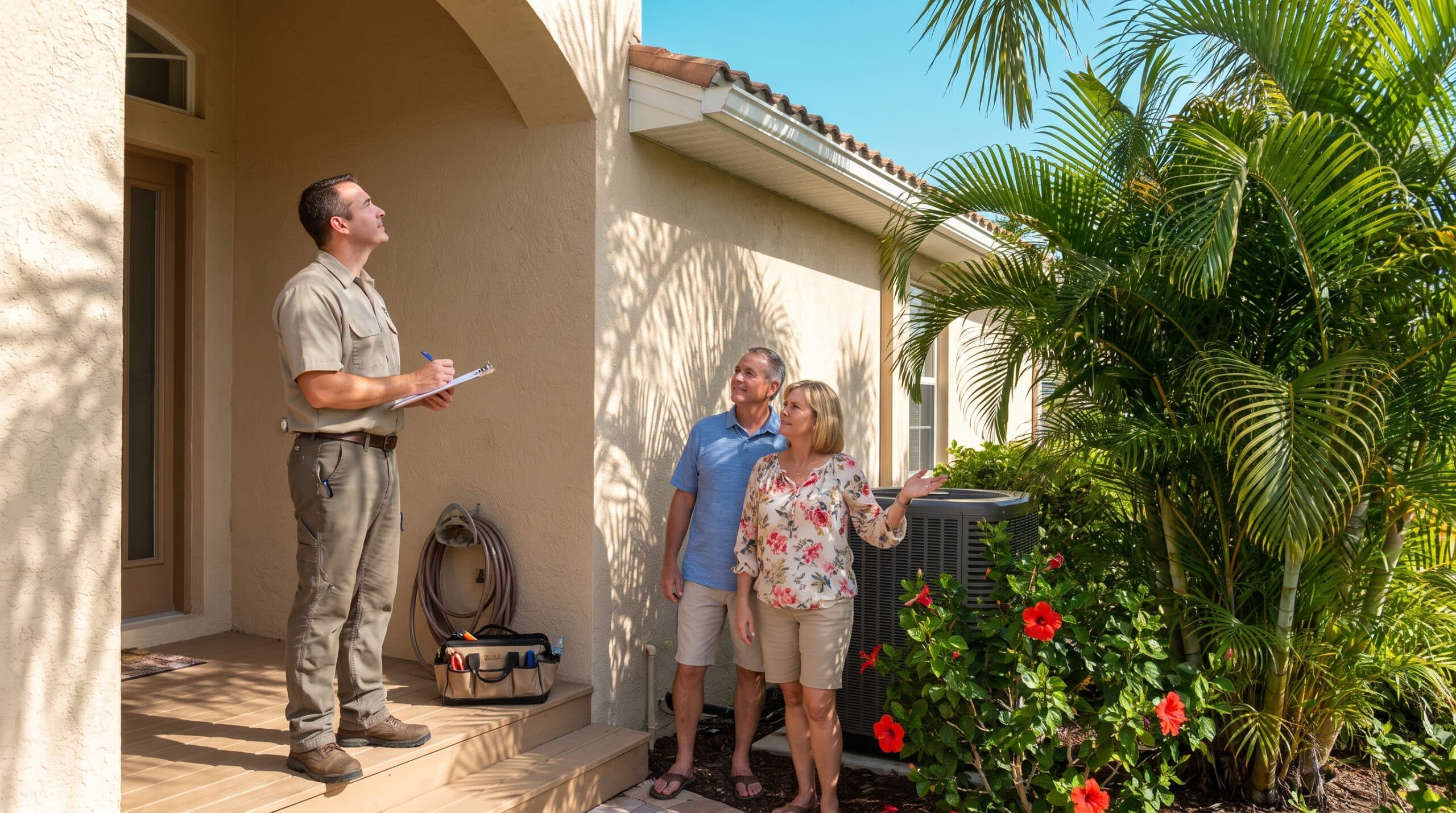 How should you prepare for a four-point inspection in florida?